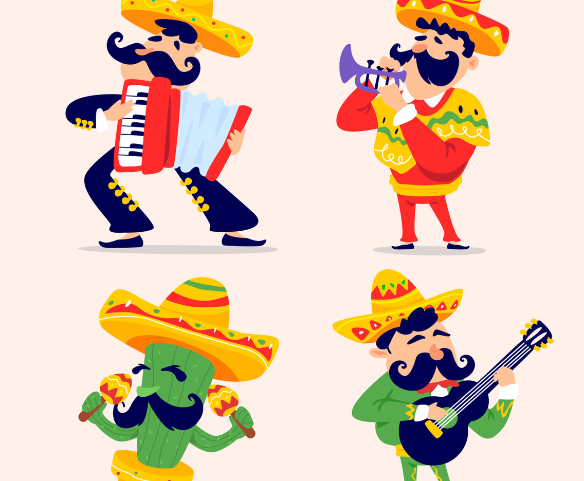 Cinco De Mayo Festivity Character