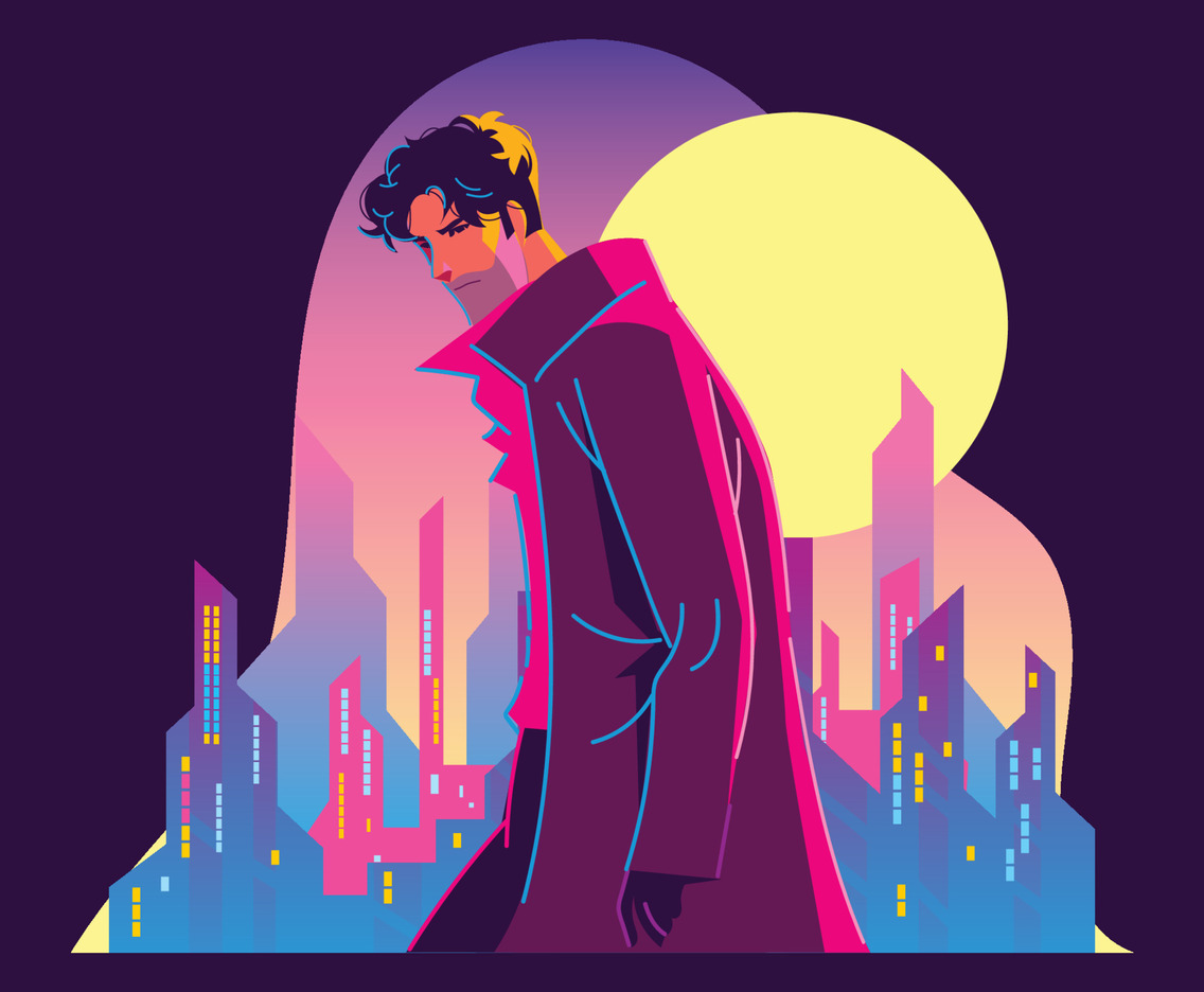 Dystopian Hero Standing