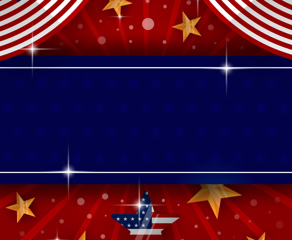 USA 4th of July Celebration Background