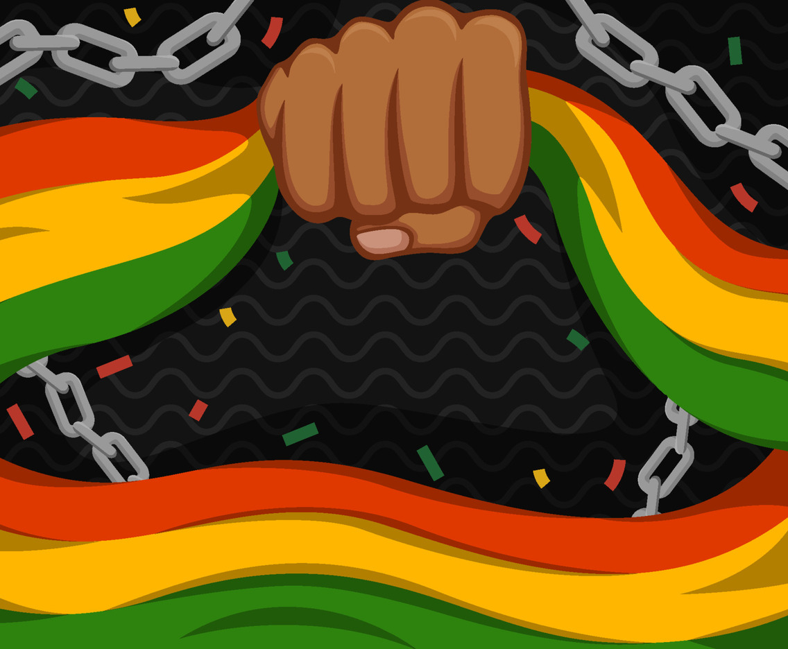 Juneteenth Festivity Background