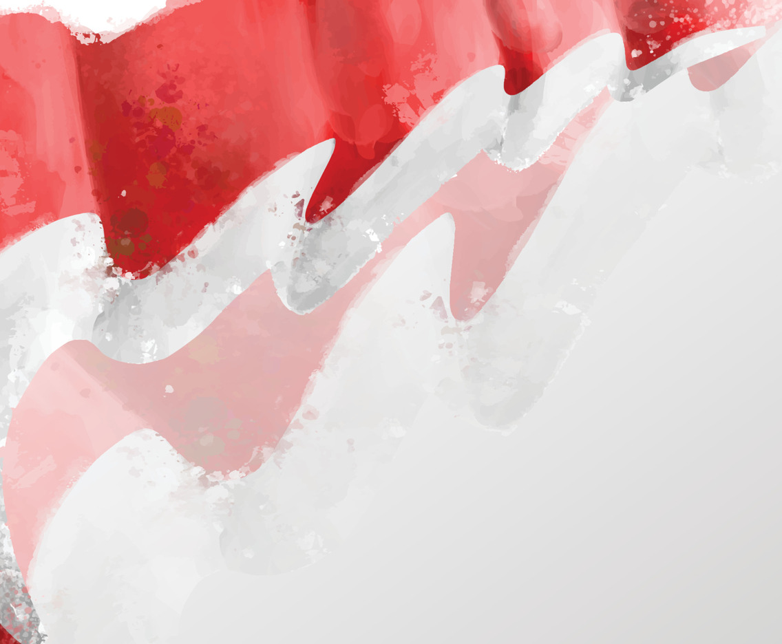 Watercolor Indonesian Flag Background for Independence Day
