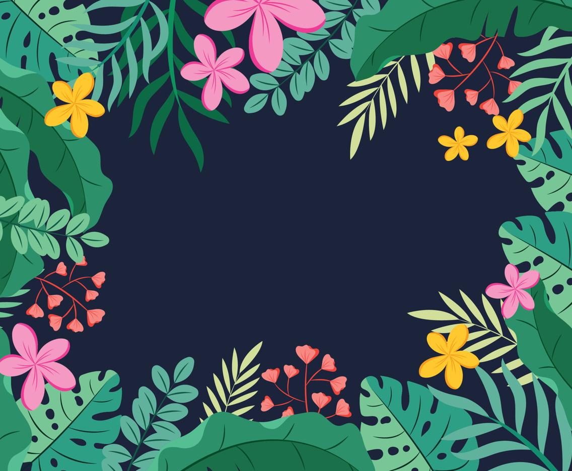 Summer Floral Background
