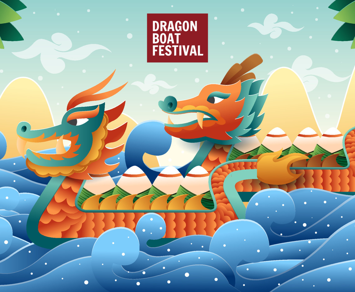Dragon Boat Festival Background