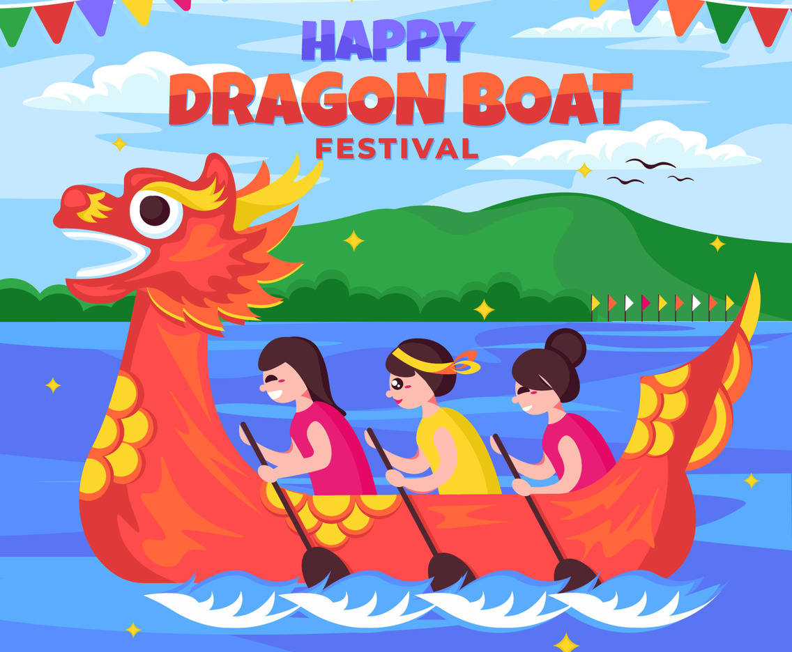 Girls Celebrate Dragon Boat Festival