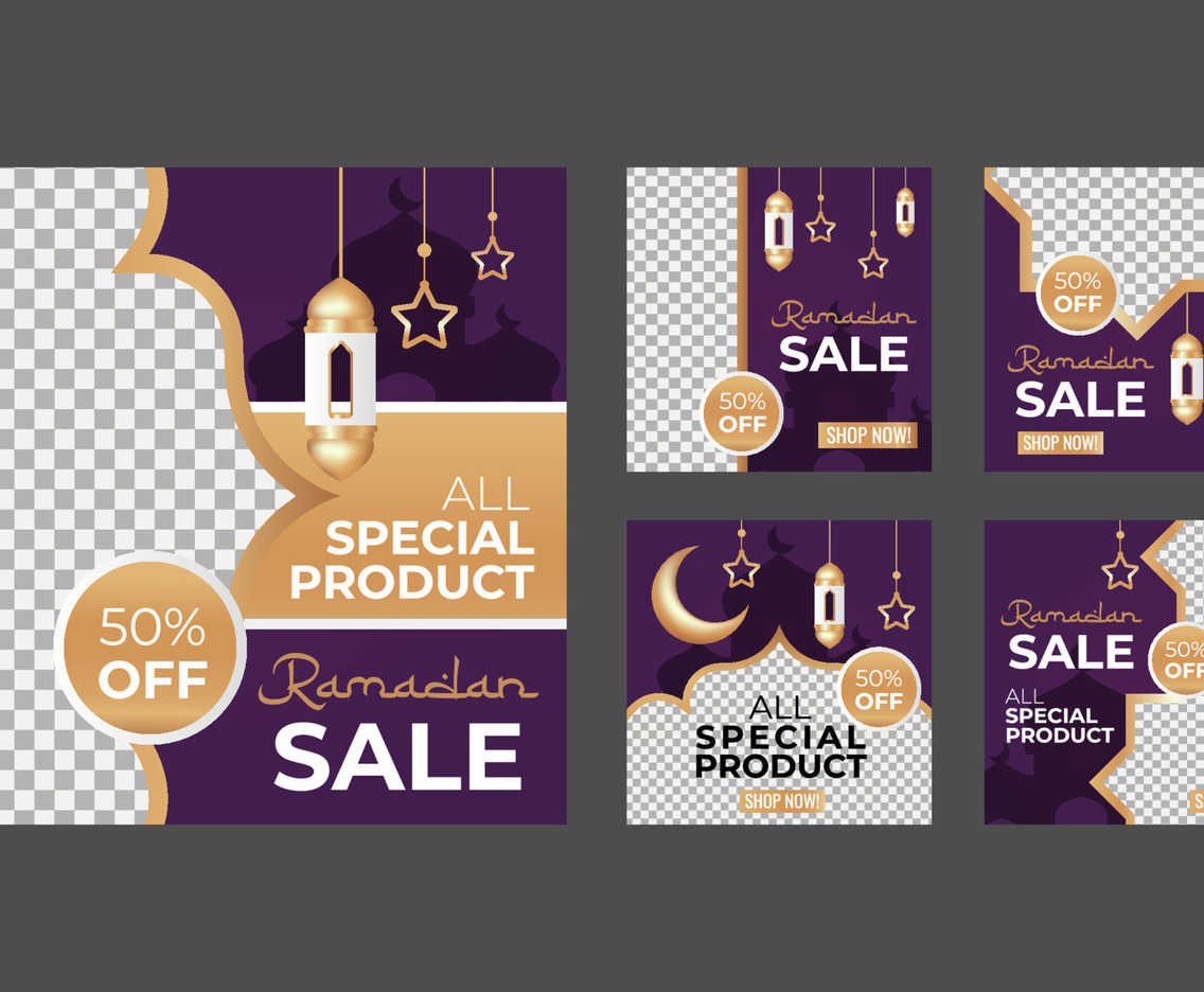 Ramadan Sale Social Media Post Template