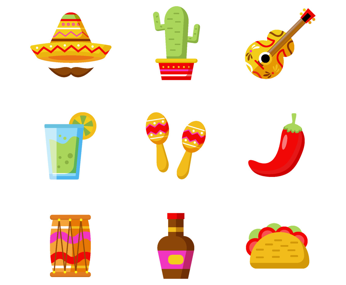 Cinco De Mayo Icon Collection