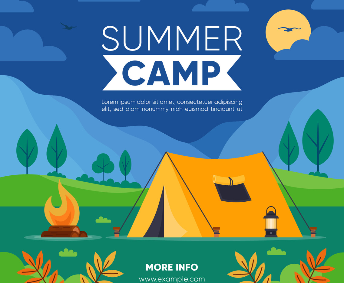 Summer Camp Social Media Post