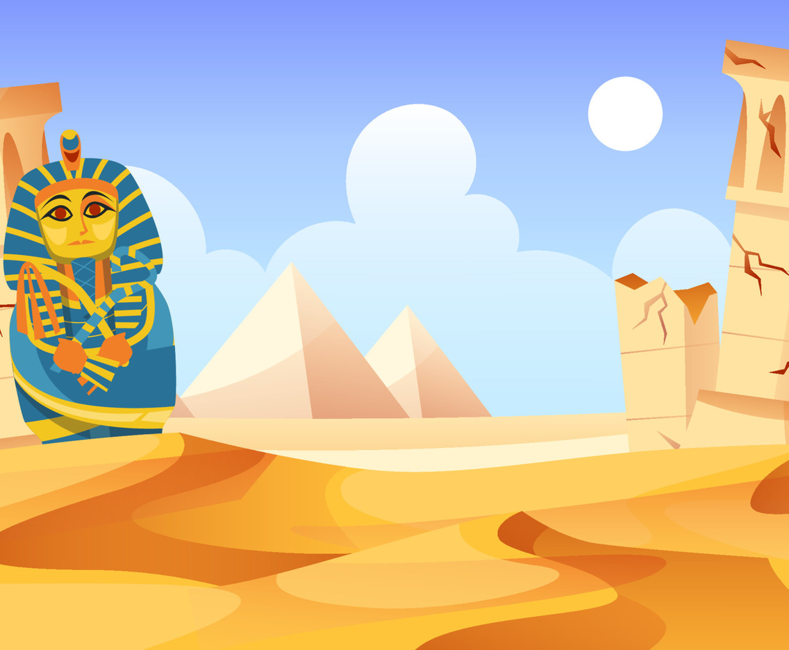 Egypt Ruin In The Desert