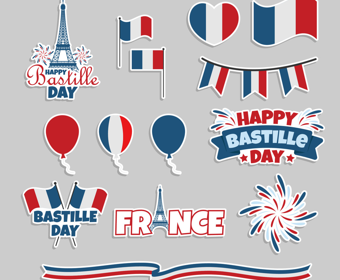 Bastille Day Festivity Sticker