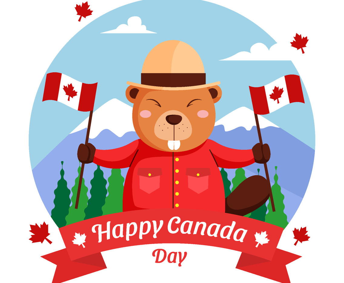 Happy Canada Day Concept