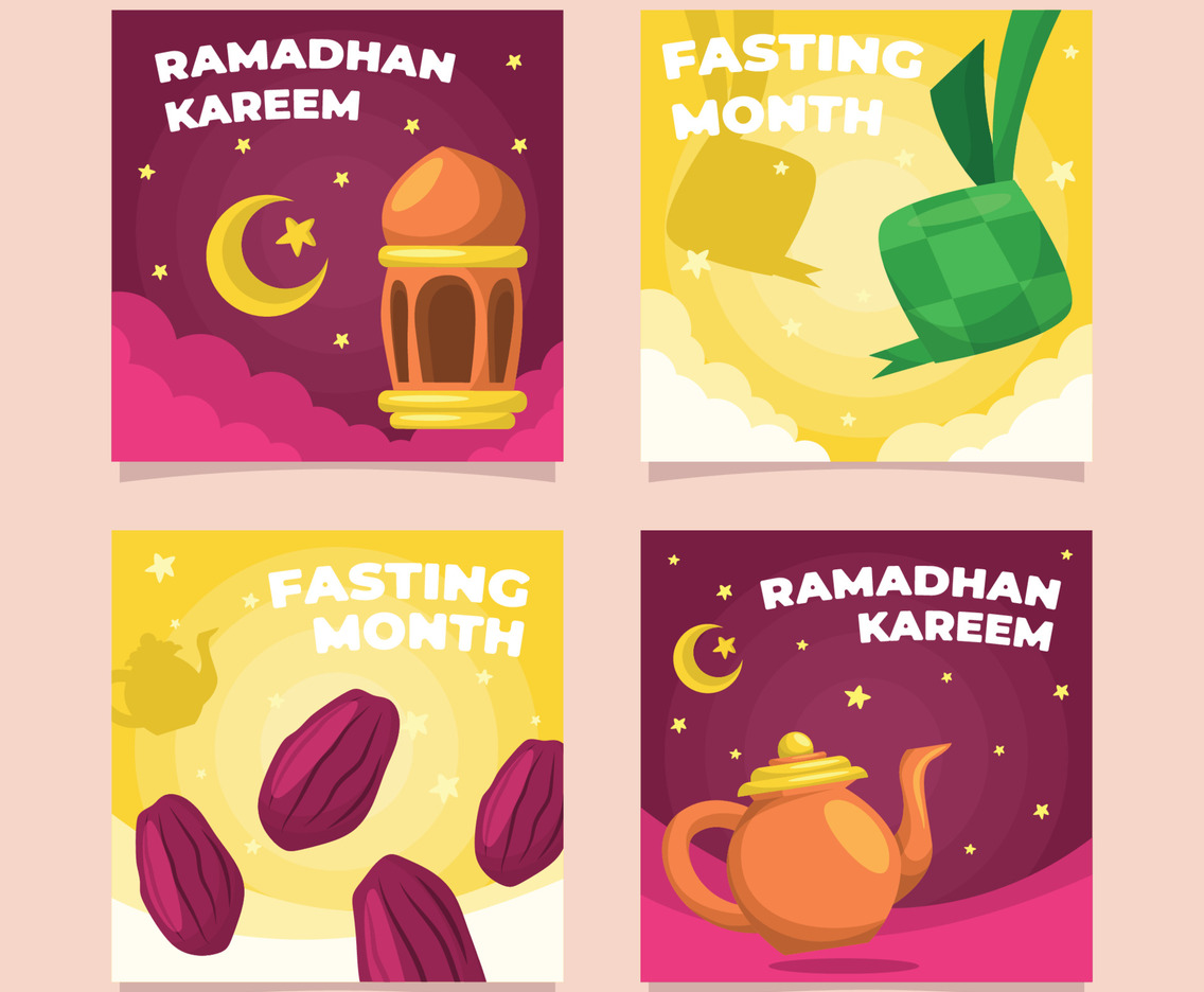 Eid Ramadhan Social Media Post Design