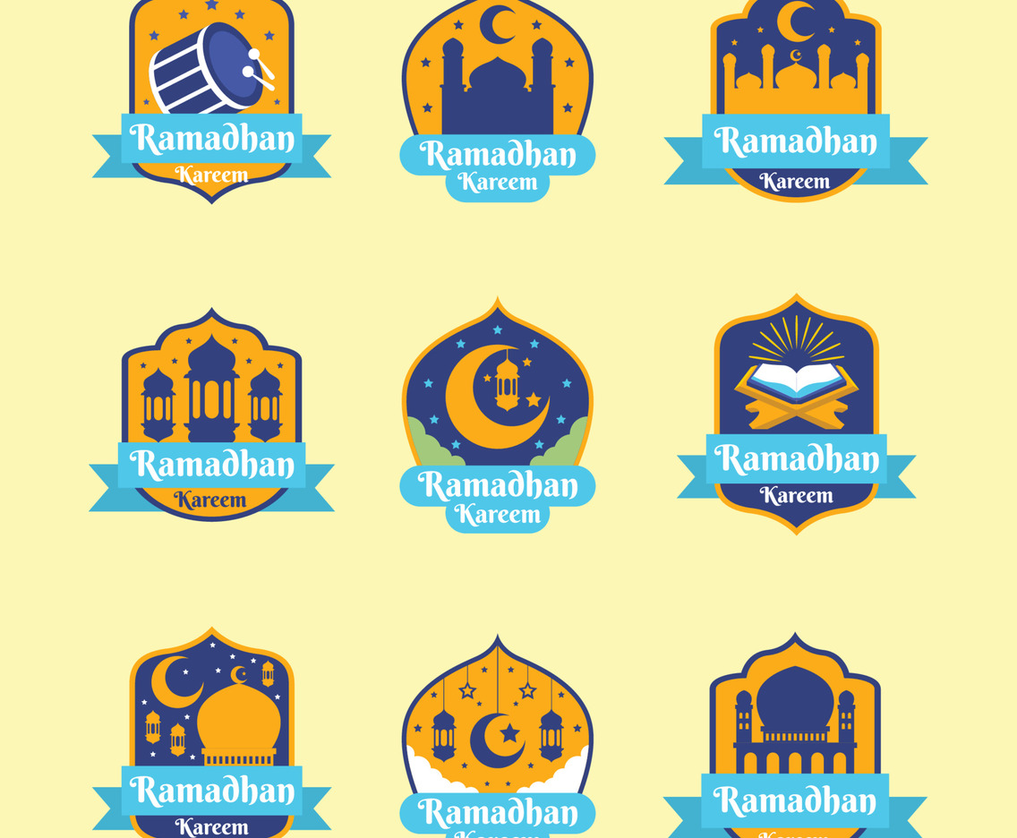Eid Ramadhan Label Set