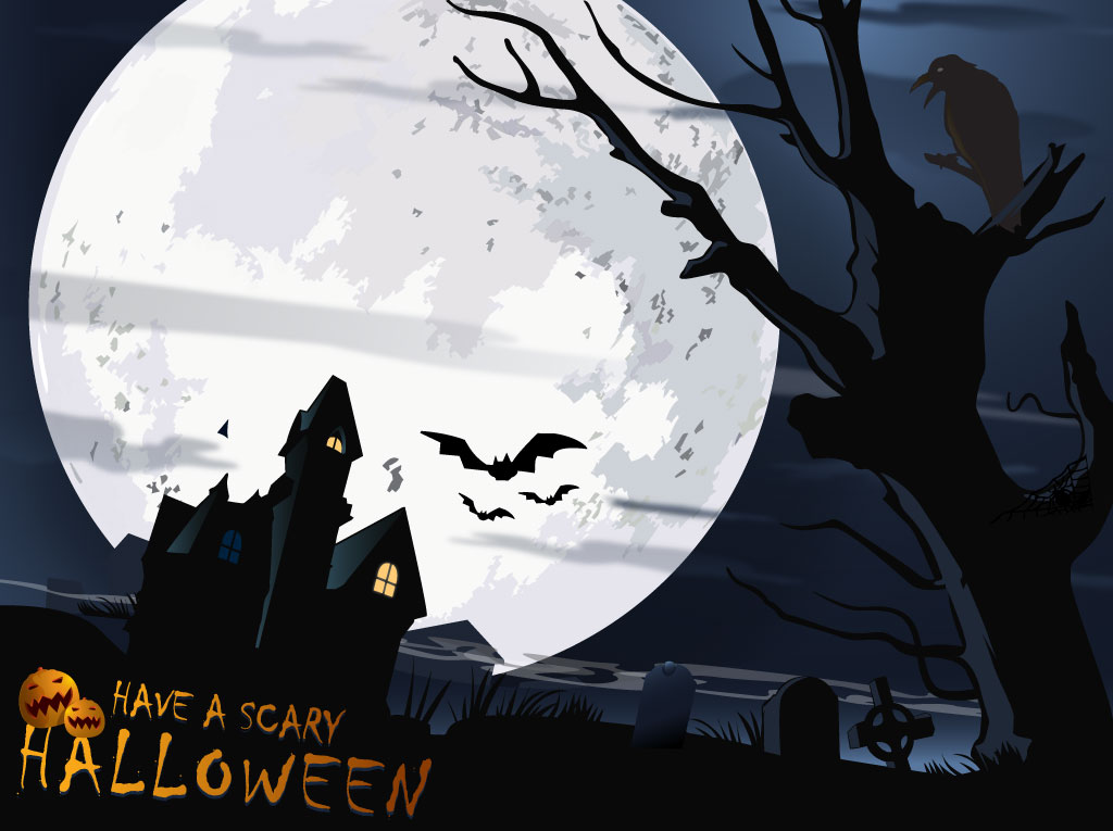 Scary Halloween Card