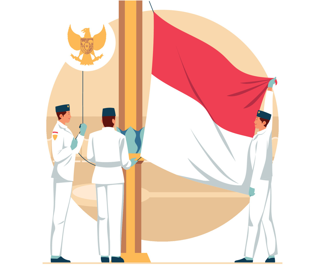 Paskibra Pengibar Bendera Merah Putih
