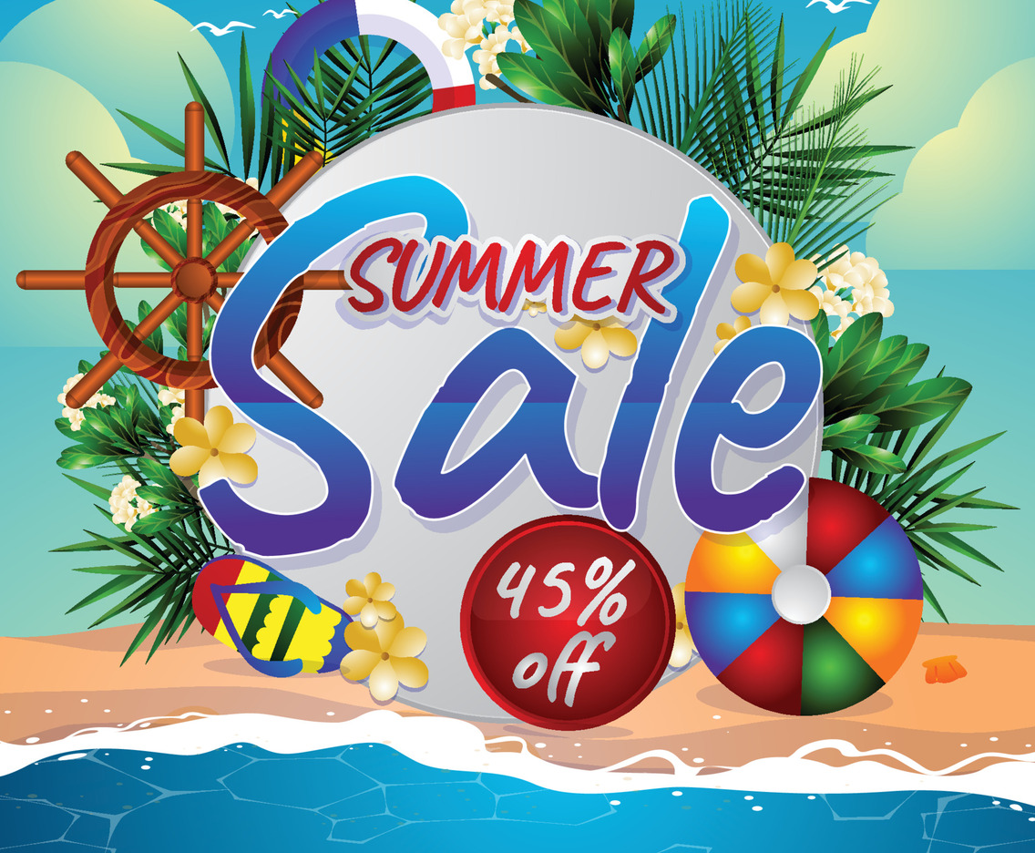 Summer Sale Concept