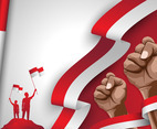 Indonesia Independence Day Festivity Background