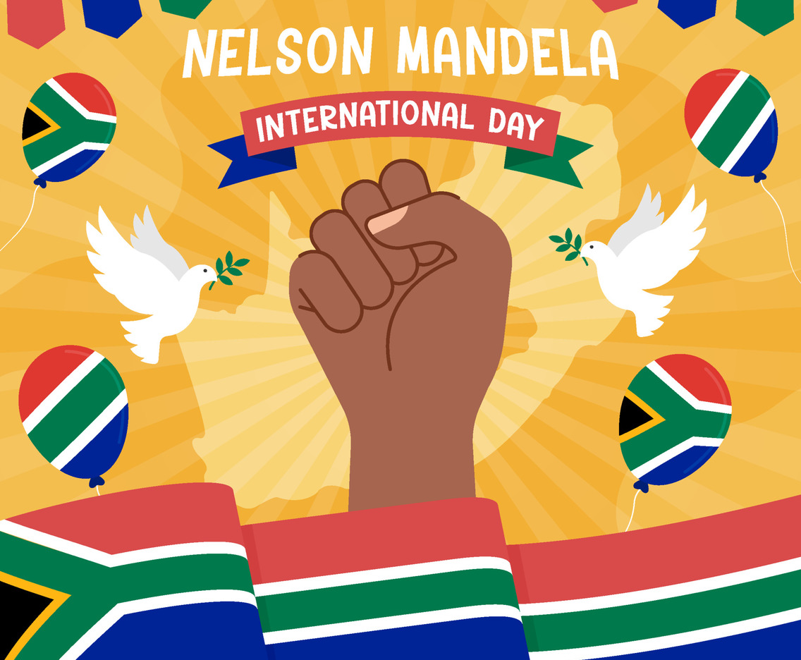 Nelson Mandela Day Illustration