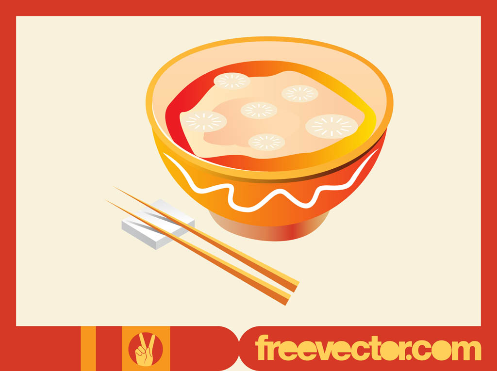 Asian Soup Vector