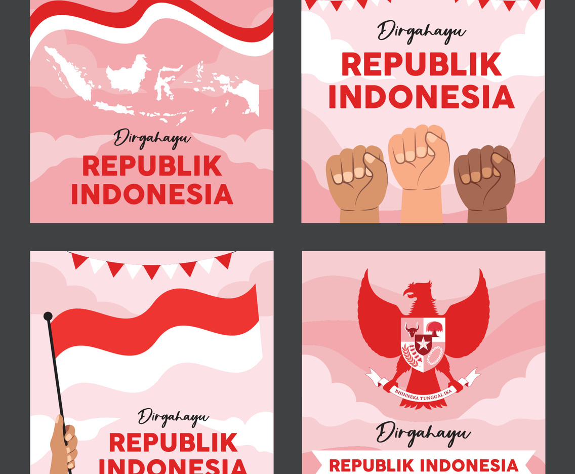 Dirgahayu Indonesia Social Media Template