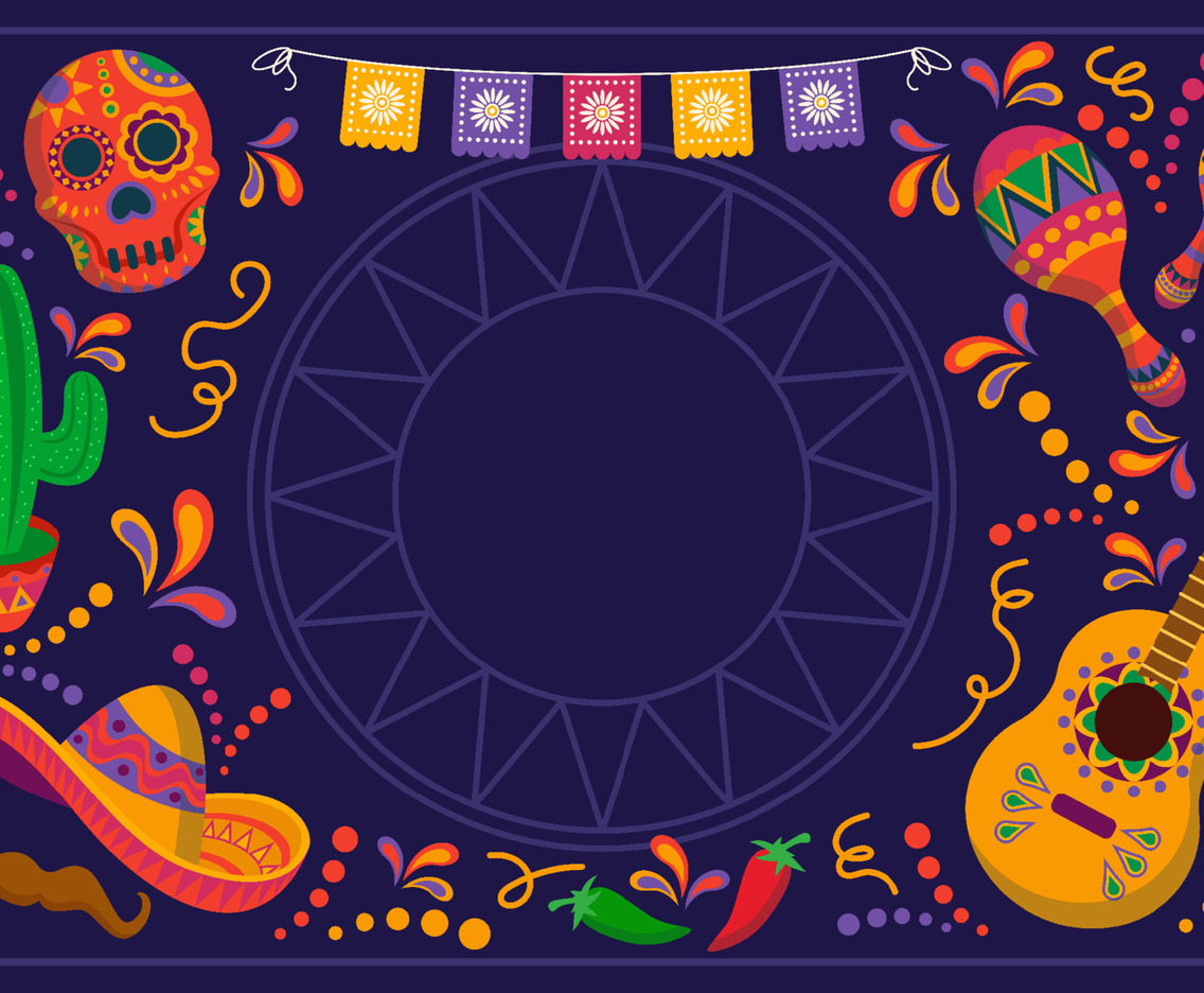 Cinco de Mayo Fun with Various Colors