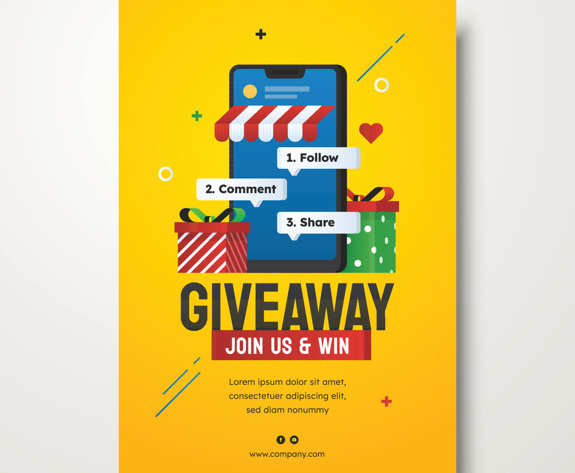 Online Giveaway Poster
