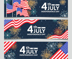 4th of July Independence Day Banner
