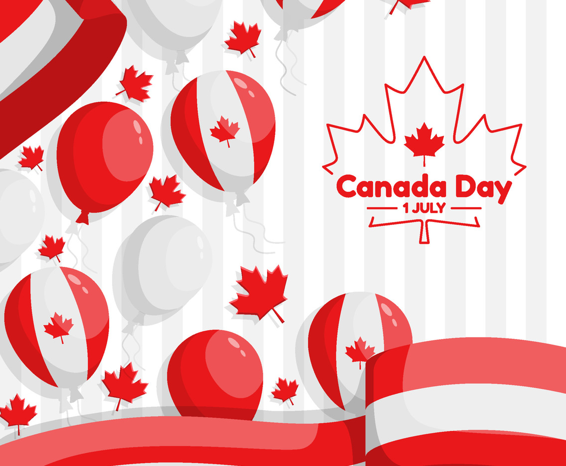 Happy Canada Day Background