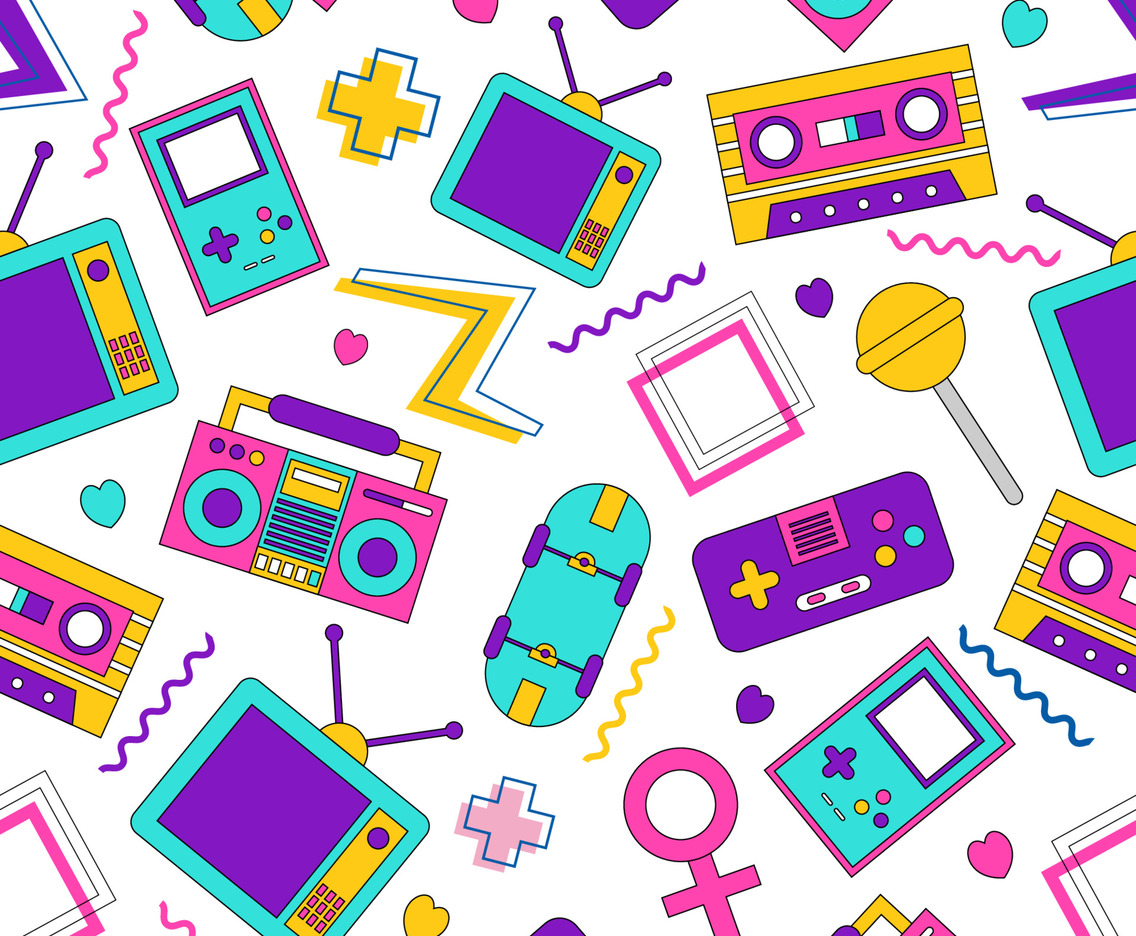 90s Seamless Pattern
