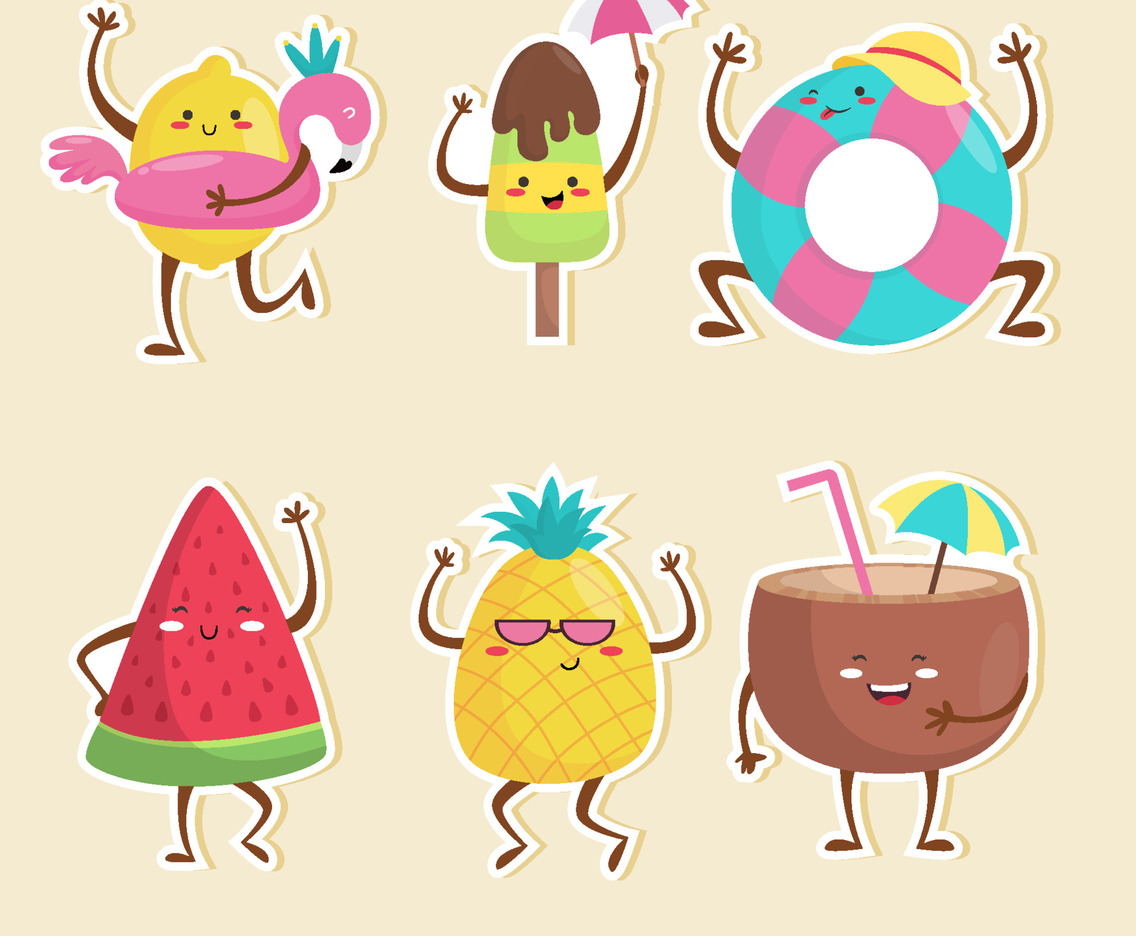 Cute Summer Sticker