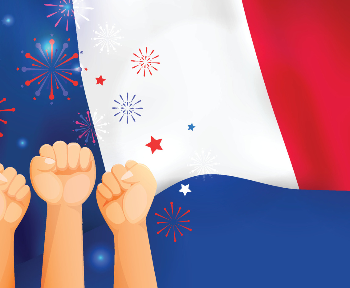 Celebrate Bastille Day Concept  Background