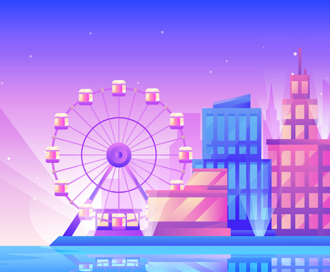 Skyscraper City Background