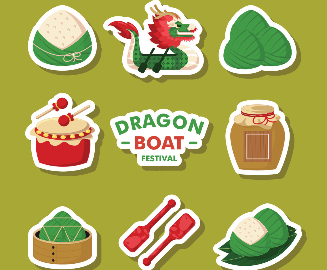 Dragon Boat Festival Sticker Collection