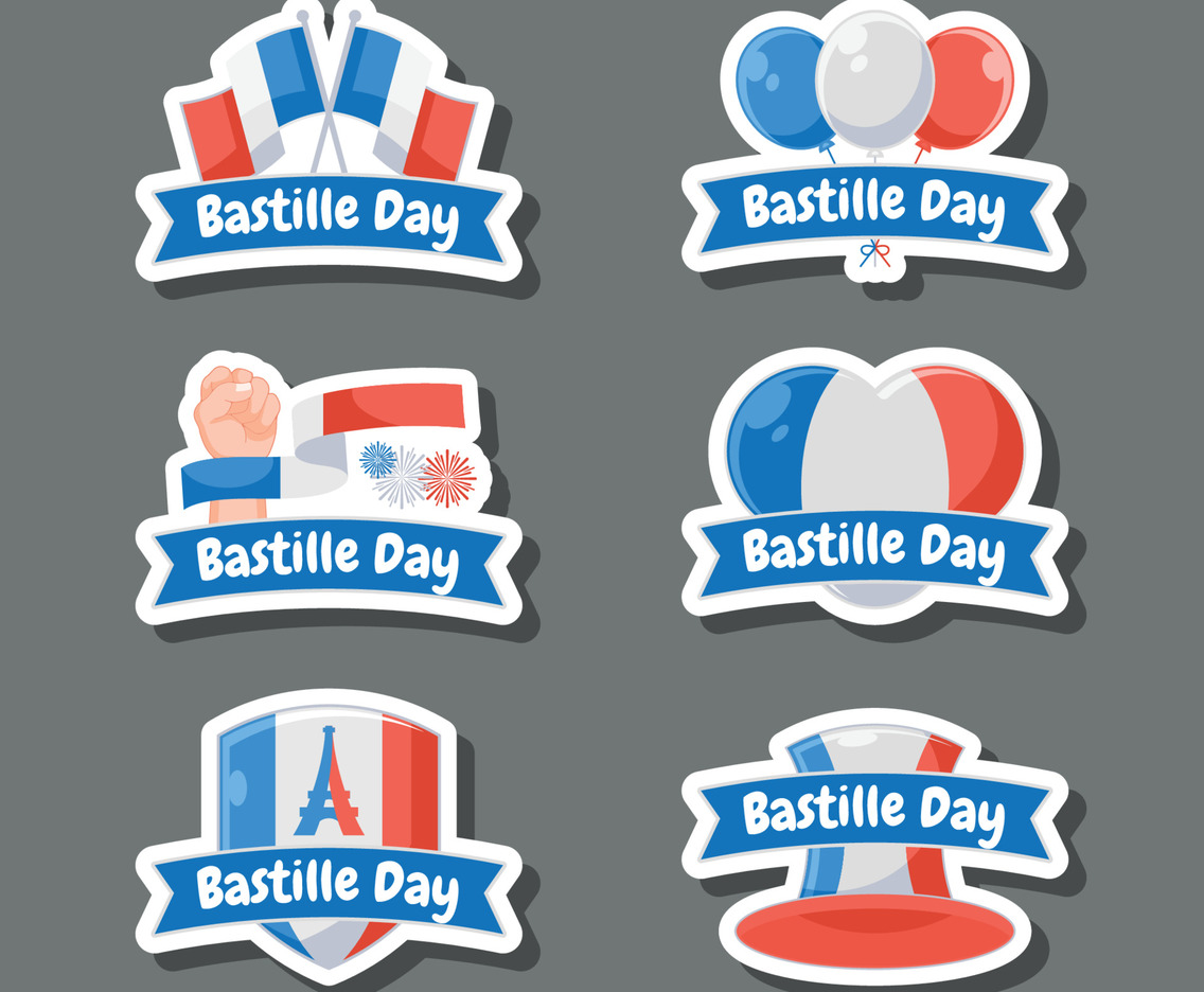 Bastille Day Sticker Collection