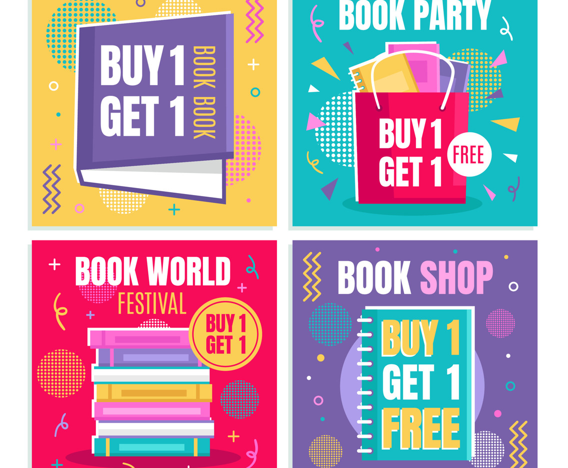 Buy 1 Get 1 Online Shopping Social Media Post