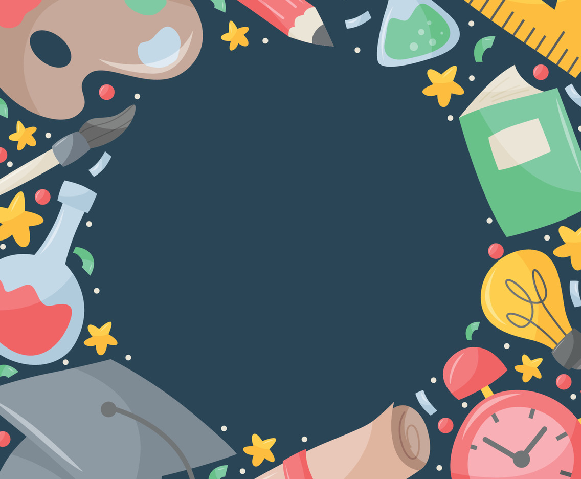 Graduation School Doodle Background