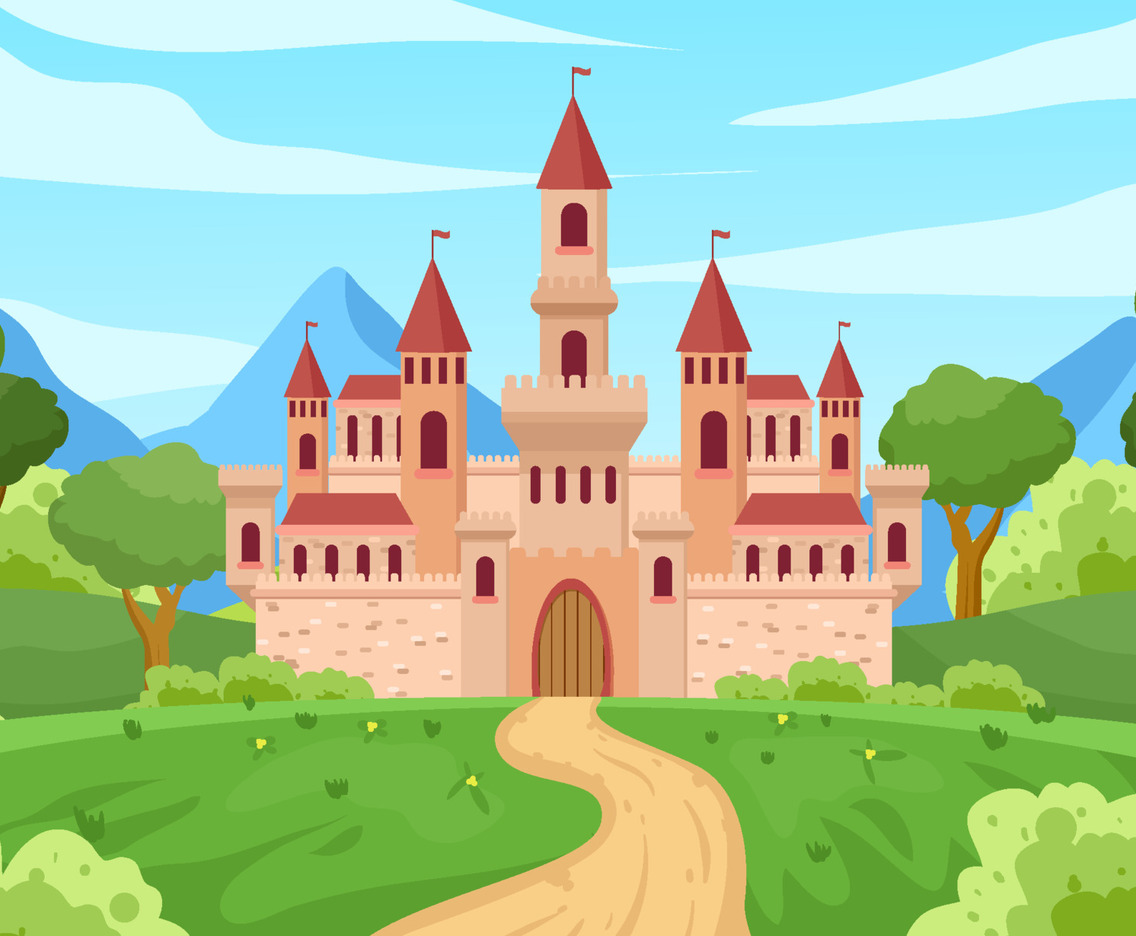 Medieval Kingdom Landscape View