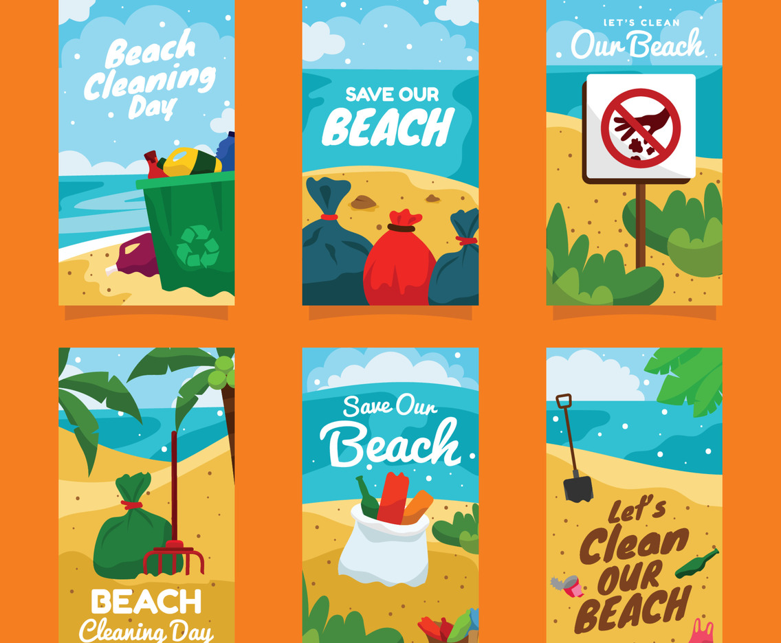 Beach Cleaning Social Media Collection
