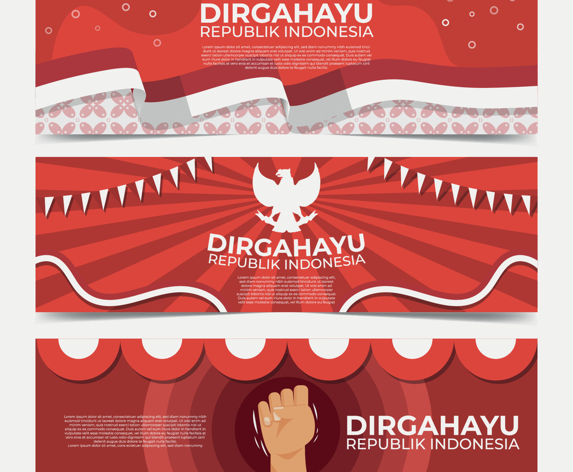 Indonesia Independence Day Banner