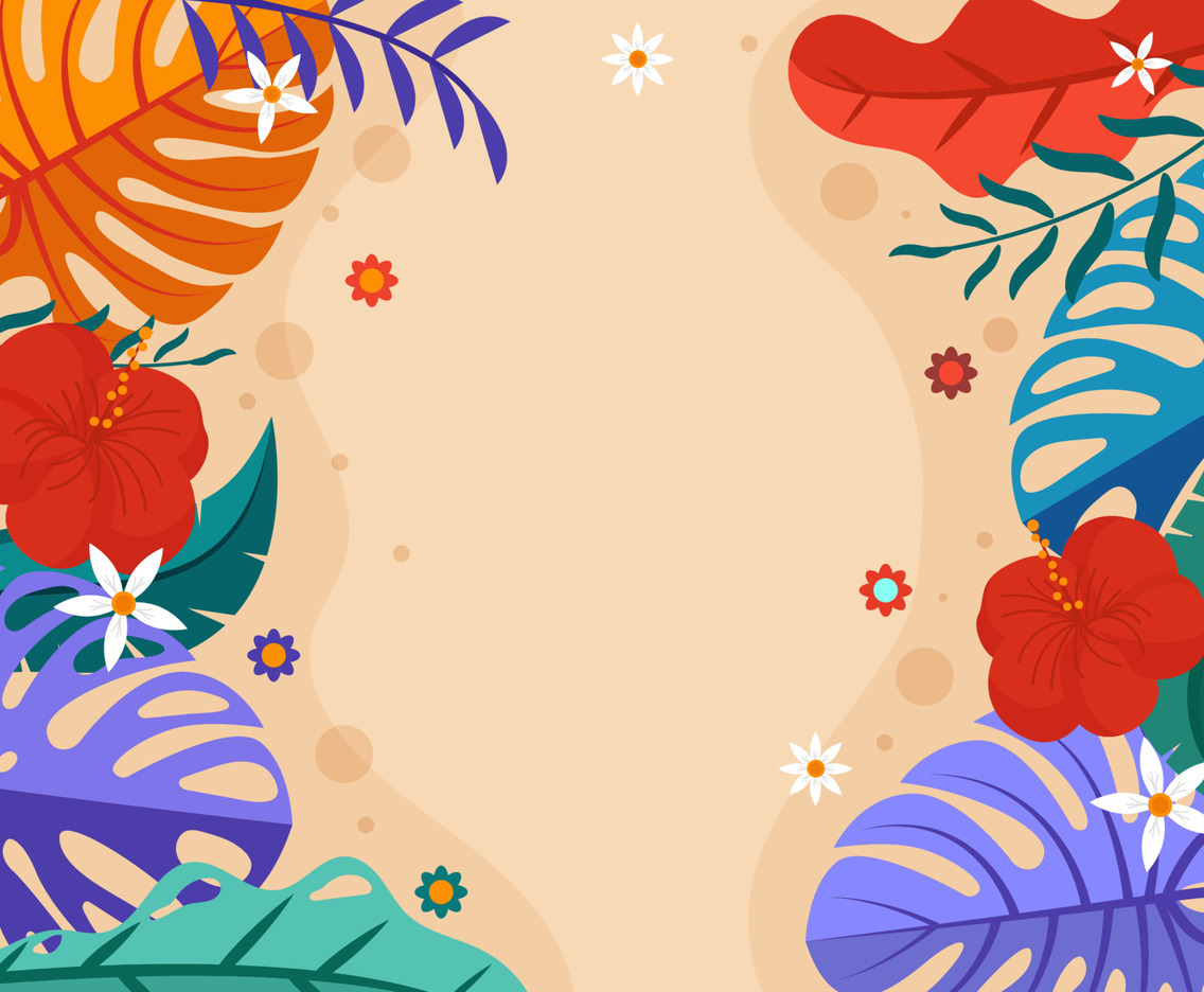 Summer Floral Background