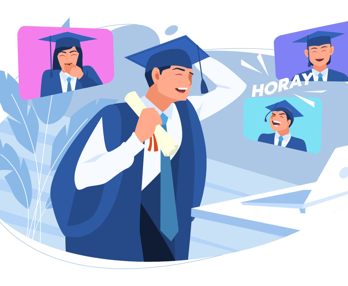 Online Graduation Day During Pandemic