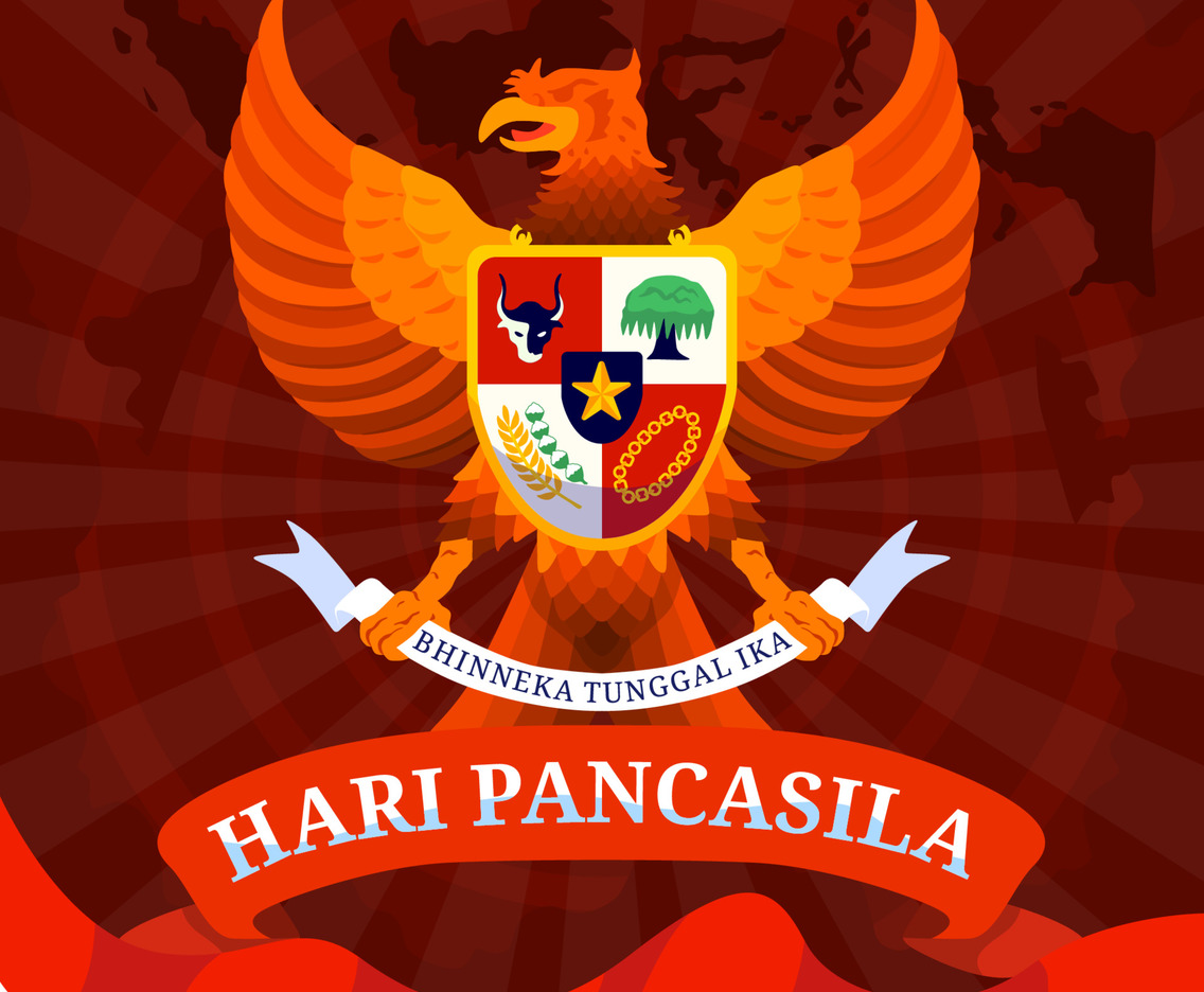 Hari Pancasila with Garuda Concept