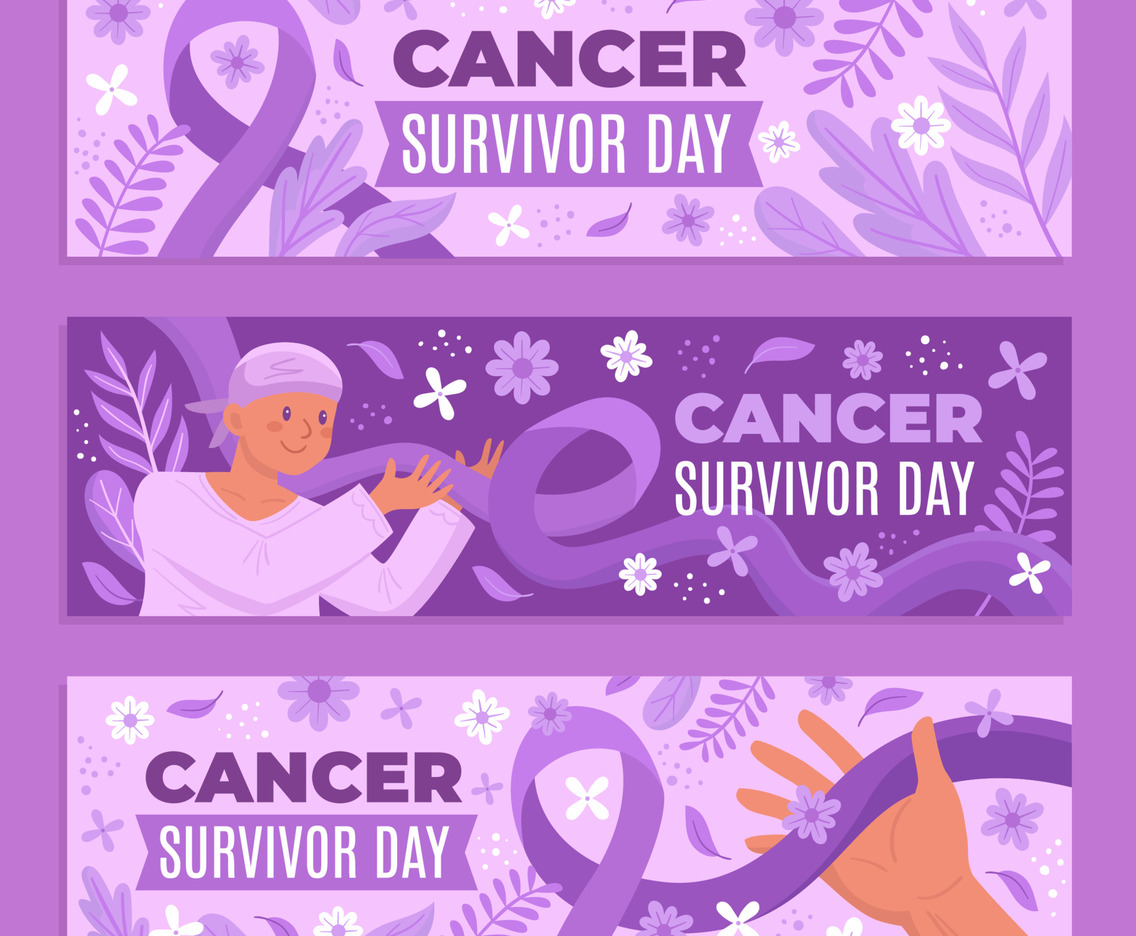 Cancer Survivor Day Festivity Banner Set