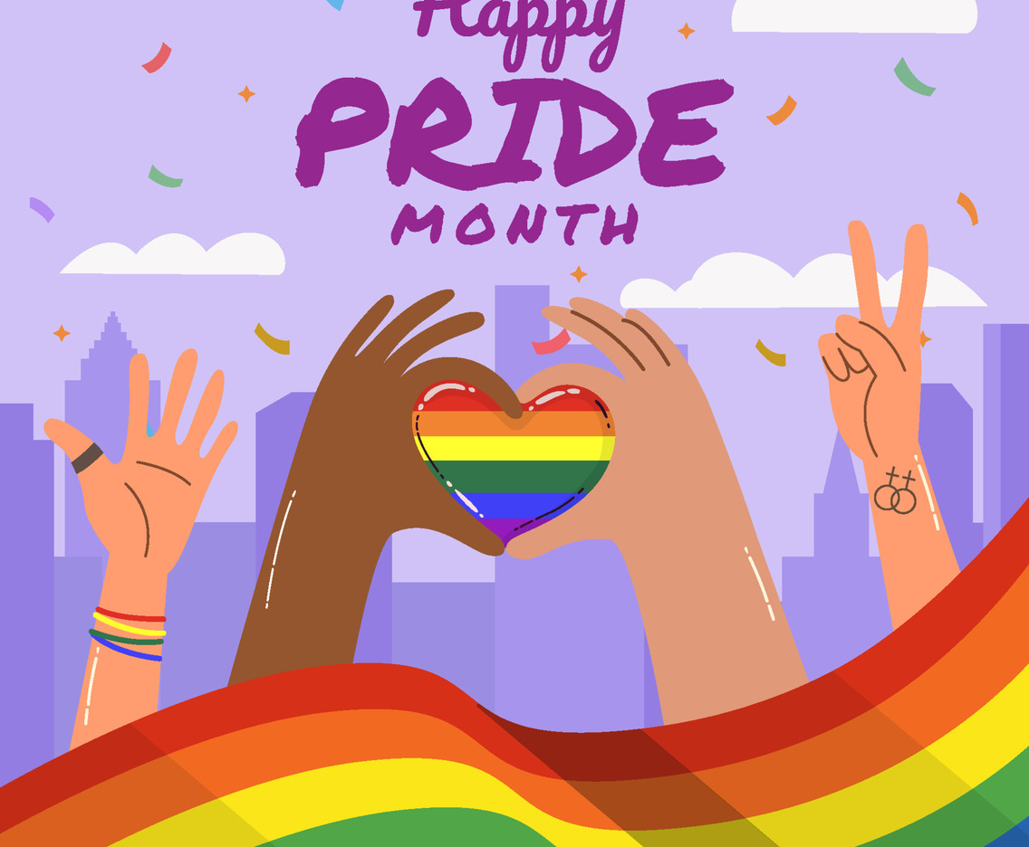 Happy Pride Month Concept