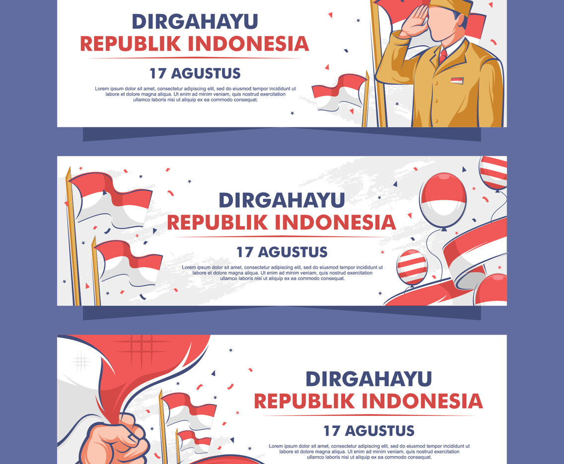 Indonesia Independence Day Banner