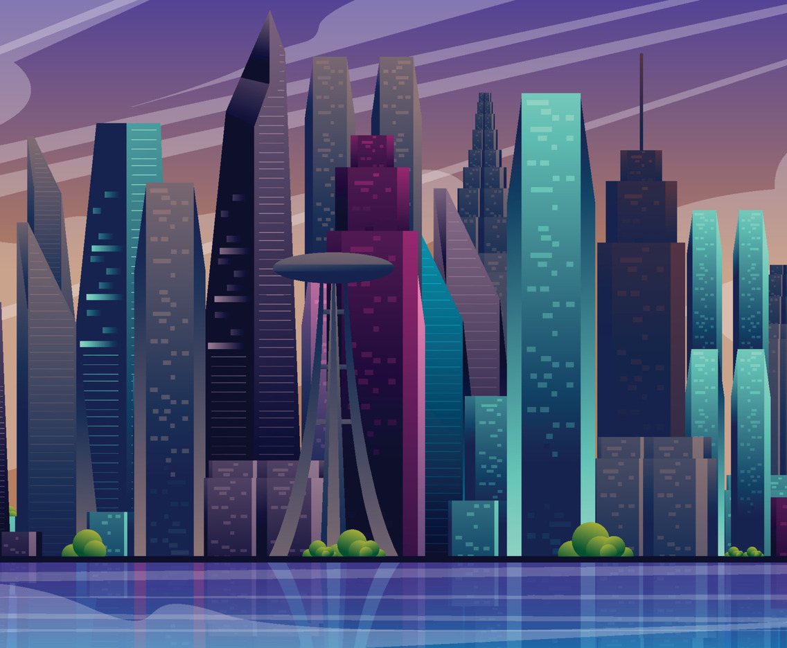 Skycrapper Background Concept