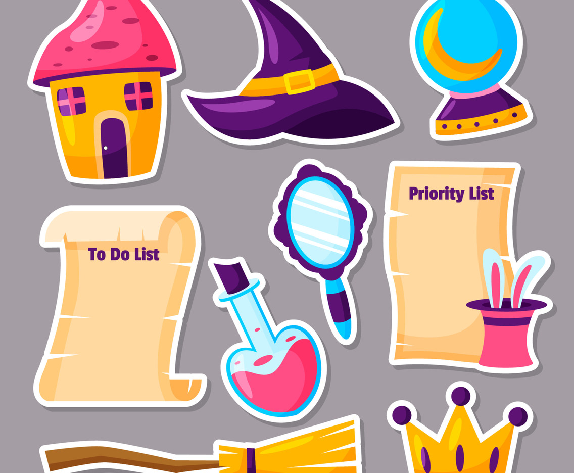 Magical Fantasy Sticker Journal