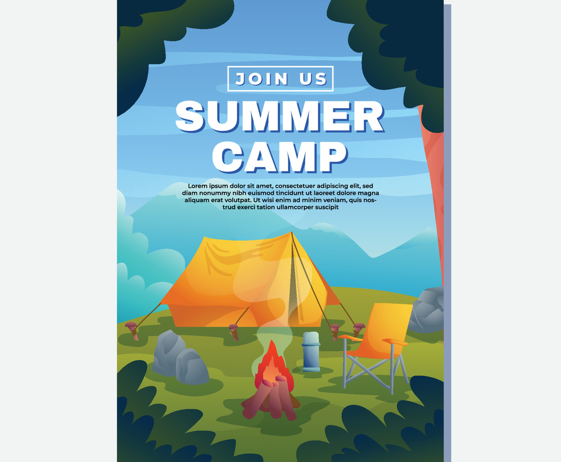 Summer Camp Poster Template