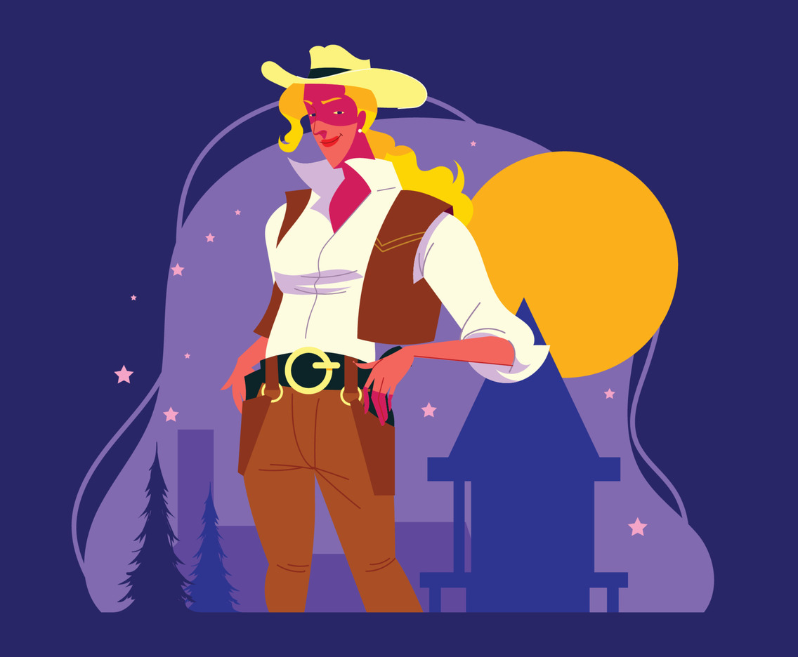 Beautiful Cowboy Lady