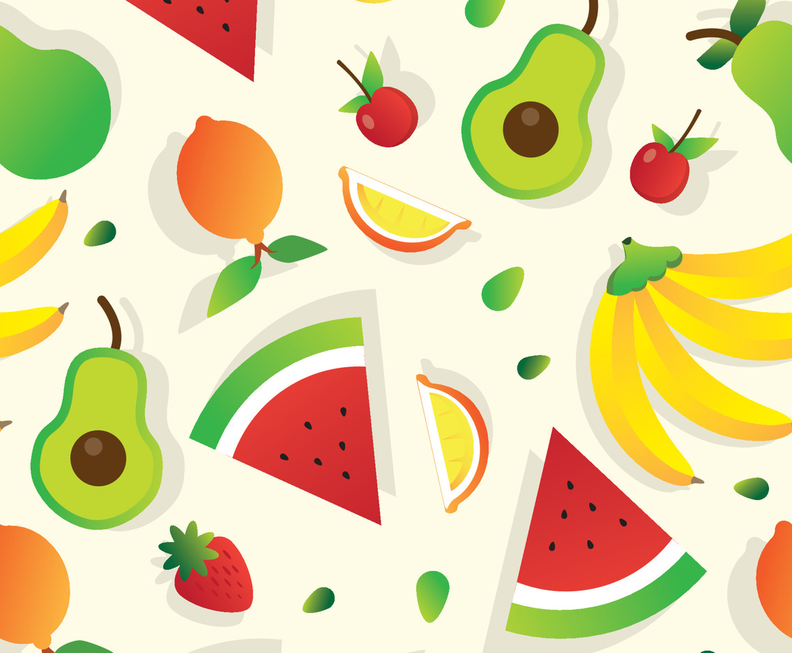 Tropical Fruit Seamless Pattern
