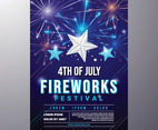 4th of July Fireworks Festival Poster